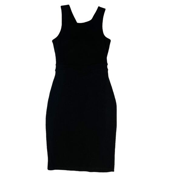 Pookie & Sebastian Dress Twist Back Cutout Solid Black Sleeveless Women's Small - Picture 11 of 11